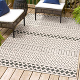 Ormond High - Low Modern Trellis Geometric Indoor/Outdoor Area Rug - Tuesday Morning - Area Rugs