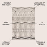 Ormond High - Low Modern Trellis Geometric Indoor/Outdoor Area Rug - Tuesday Morning - Area Rugs