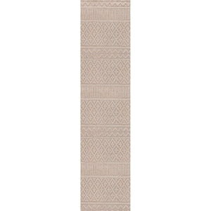 Ormond High - Low Modern Trellis Geometric Indoor/Outdoor Runner Rug - Tuesday Morning - Runner Rugs