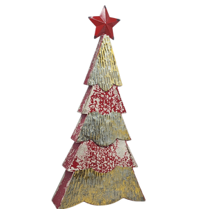 Wood and Metal Holiday Tree -