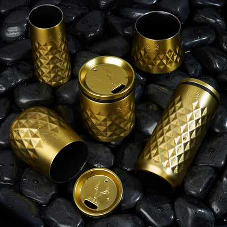 Paragon stainless steel highball tumbler in gold viski®