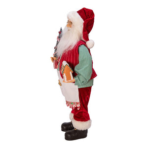 KSA Kringles Santa With Gingerbread House