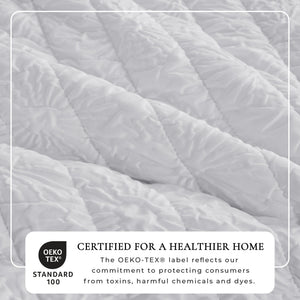 Floral Embossed Quilt Set - Floral Microsculpt Collection