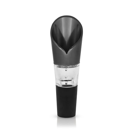 Gunmetal-aerating-pour-spout-by-viski®-Decanters