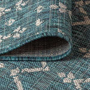 Ourika Moroccan Geometric Textured Indoor/Outdoor Square Area Rug - Tuesday Morning - Area Rugs