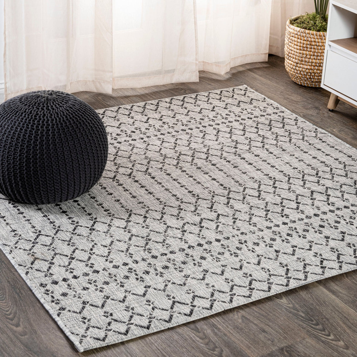 Ourika-Moroccan-Geometric-Textured-Indoor/Outdoor-Square-Area-Rug-Area-Rugs