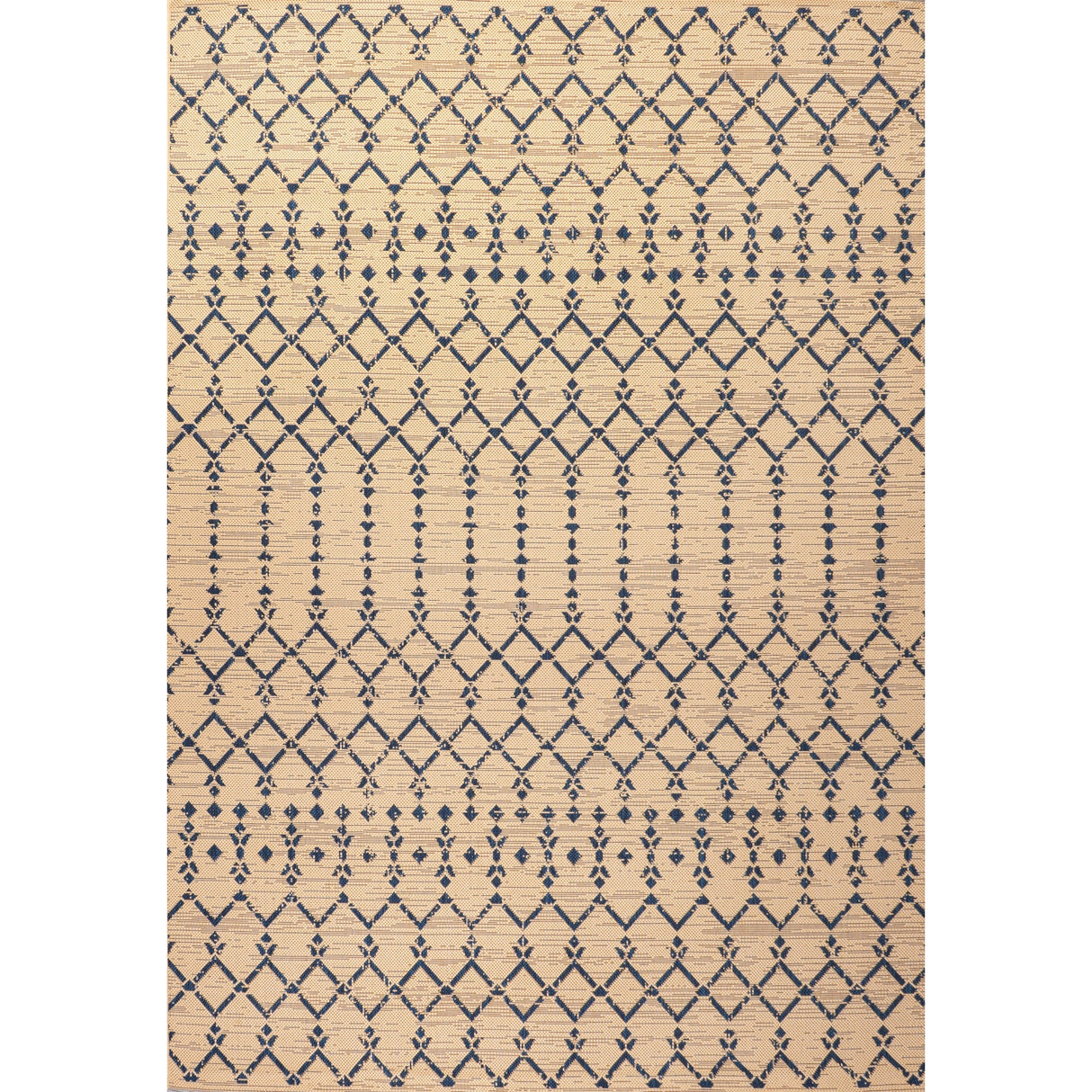 Ourika Moroccan Geometric Textured Weave Indoor/Outdoor Area Rug - Tuesday Morning - Area Rugs