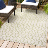 Ourika Moroccan Geometric Textured Weave Indoor/Outdoor Area Rug - Tuesday Morning - Area Rugs