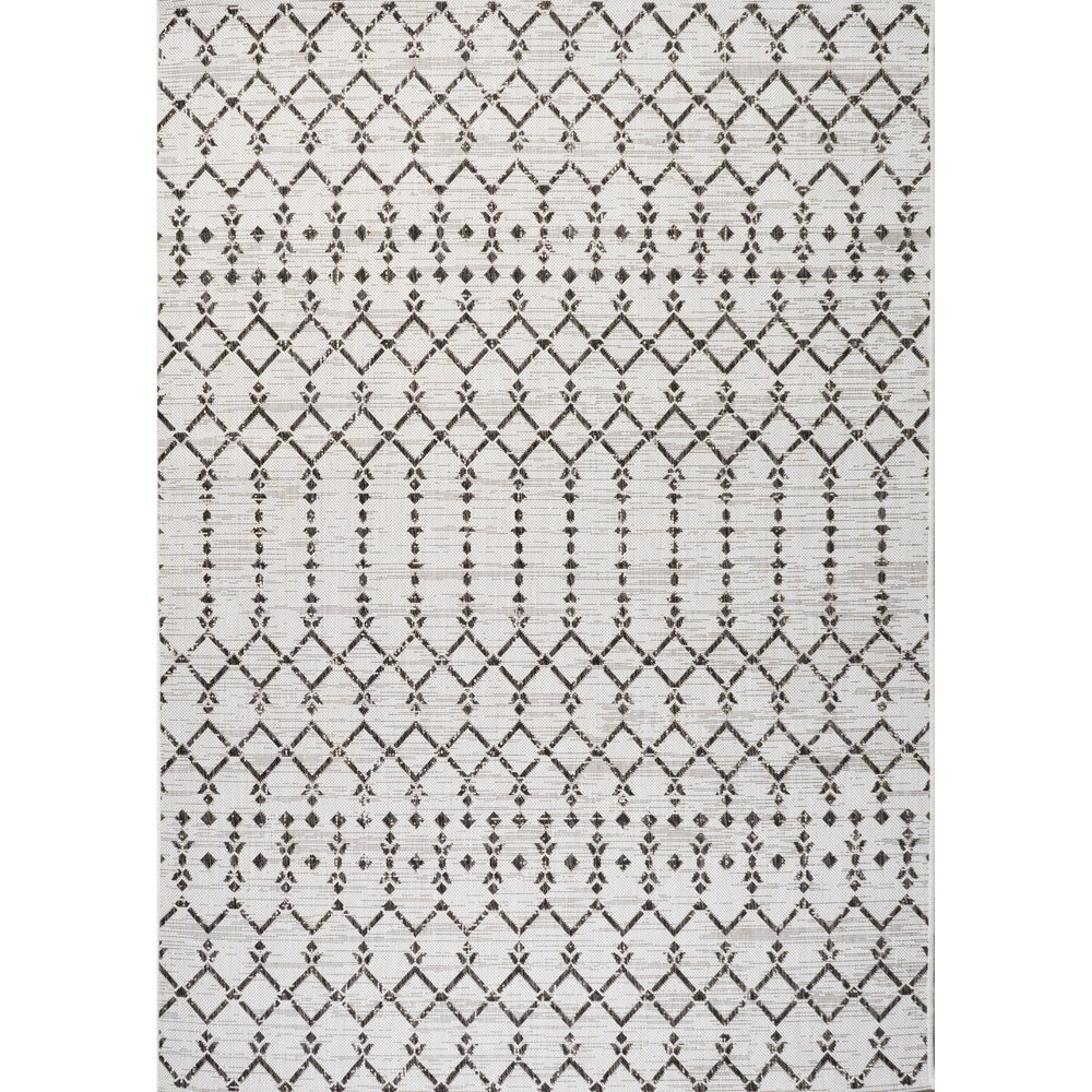 Ourika Moroccan Geometric Textured Weave Indoor/Outdoor Area Rug - Tuesday Morning - Area Rugs