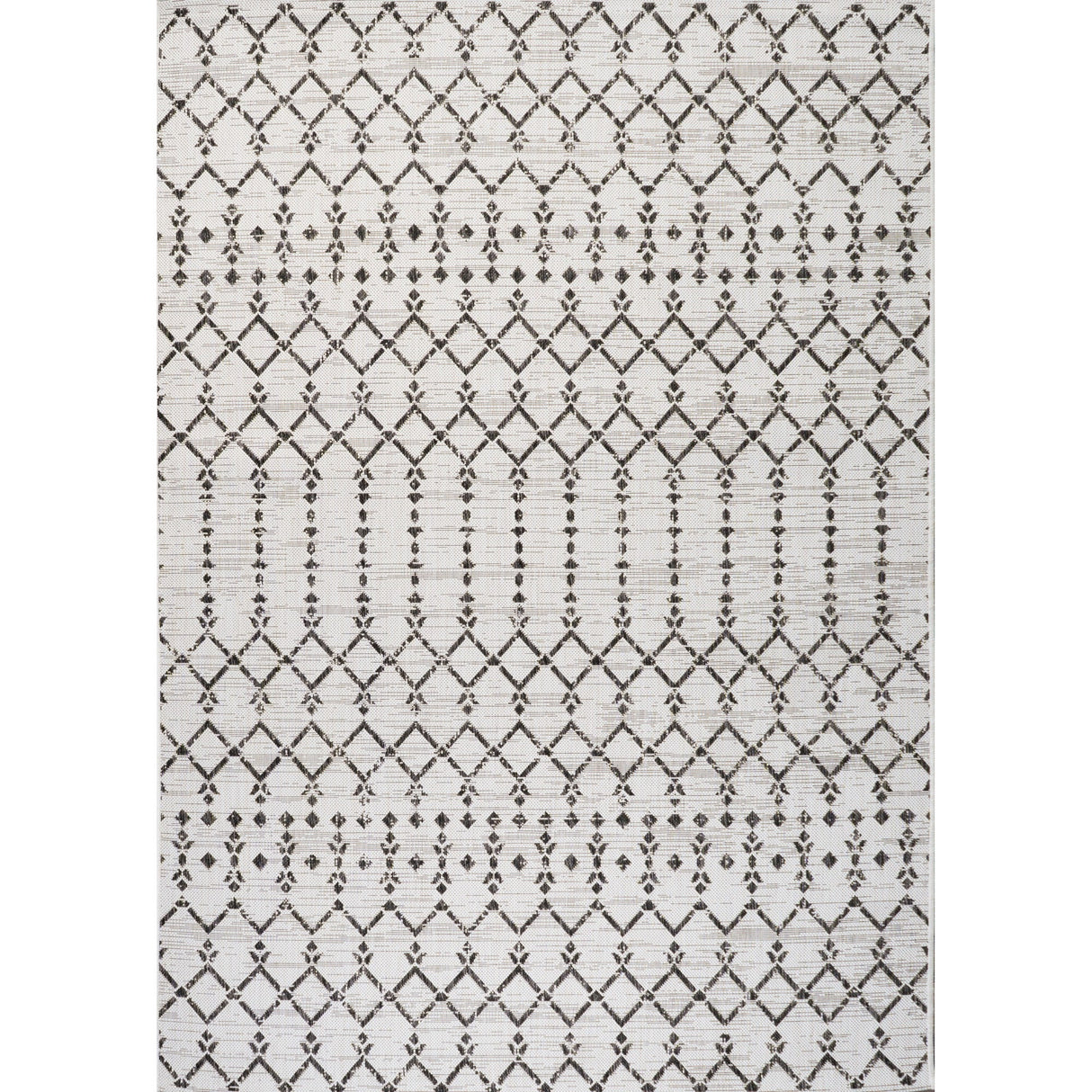 Ourika Moroccan Geometric Textured Weave Indoor/Outdoor Area Rug - Tuesday Morning - Area Rugs