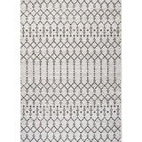 Ourika Moroccan Geometric Textured Weave Indoor/Outdoor Area Rug - Tuesday Morning - Area Rugs