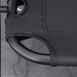 Outsunny double folding camping chair, loveseat for 2 adults, portable camping couch, black - Tuesday Morning - Outdoor Chairs