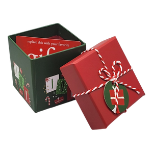 Gift Box Cube for Gift Cards - 3" x 3" -  Joy Present Stack