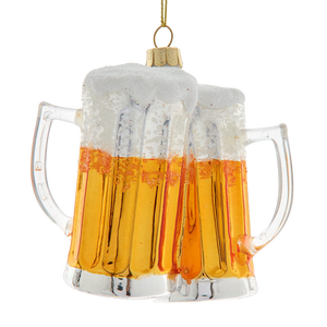 Cheers - Glass Beer Mug Ornament