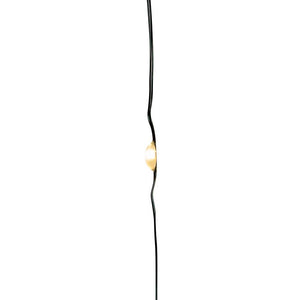 50-Light Battery-Operated Warm White LED Green Wire Fairy Lights