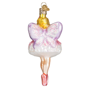 Sugar Plum Fairy Glass Ornament