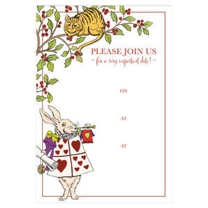 Alice In Wonderland Invite