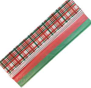 Holiday Gift Tissue Assortment - Plaid and Solids