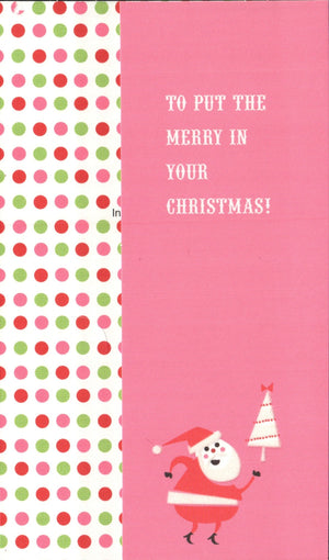 A Little Something Christmas Card