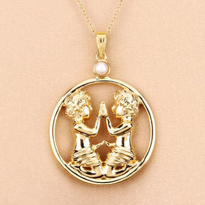 0.45 Carat Genuine Pearl .925 Sterling Silver Pendant