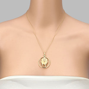 0.24 Carat Genuine Peridot .925 Sterling Silver Pendant