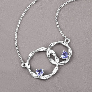 0.38 Carat Genuine Tanzanite .925 Sterling Silver Pendant