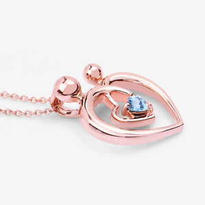 0.28 Carat Genuine Swiss Blue Topaz .925 Sterling Silver Pendant