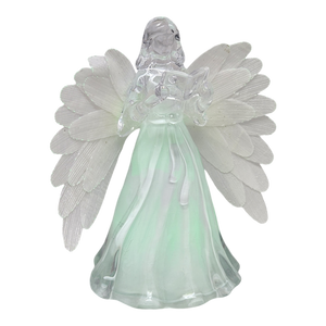 Lighted Acrylic Angel - Singing