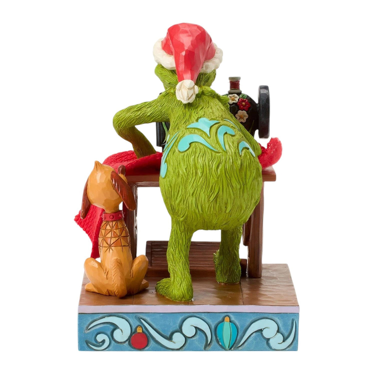 Grinch Sewing his Santa Suit With Max