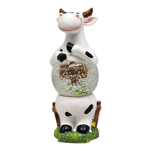 Standing Cow Snowglobe