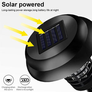 Solar LED Garden Pathway Light with Built-in Bug Zapper
