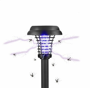 Solar LED Garden Pathway Light with Built-in Bug Zapper