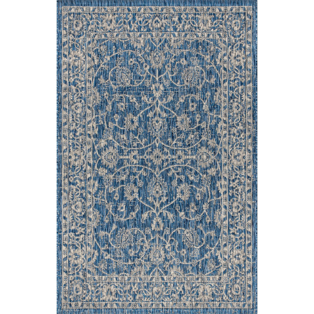 Palazzo Vine and Border Textured Weave Indoor/Outdoor Area Rug - Tuesday Morning - Area Rugs