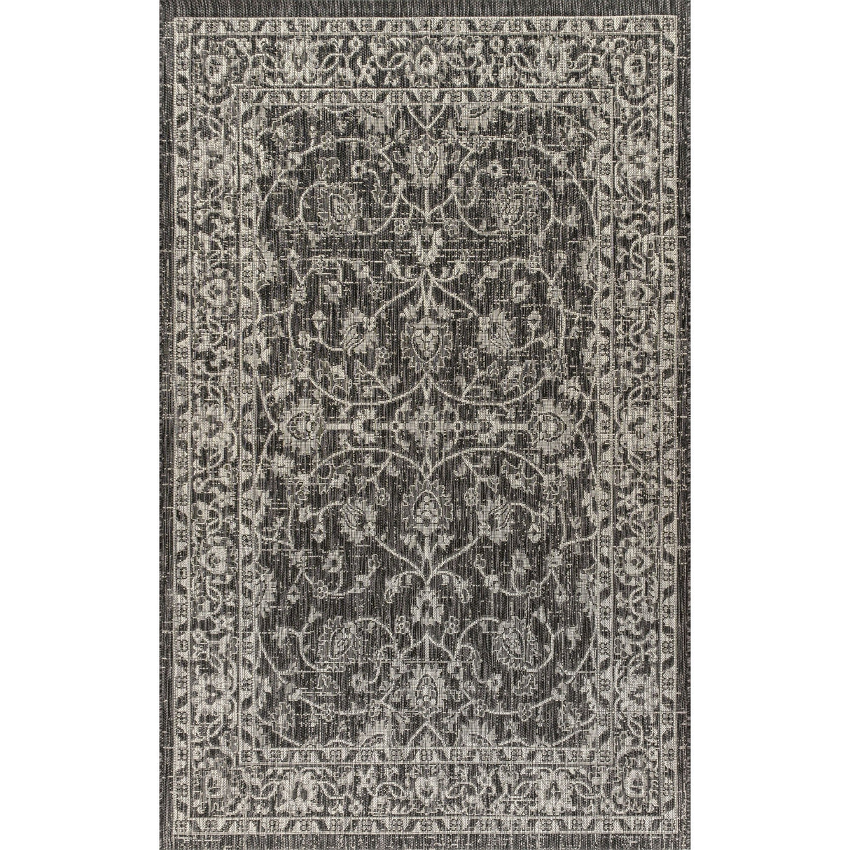 Palazzo Vine and Border Textured Weave Indoor/Outdoor Area Rug - Tuesday Morning - Area Rugs