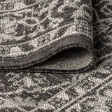 Palazzo Vine and Border Textured Weave Indoor/Outdoor Area Rug - Tuesday Morning - Area Rugs