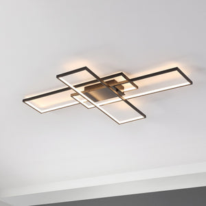 Palco contemporary minimalist metal adjustable dimmable geometric integrated led flush mount - Tuesday Morning - Outdoor Lighting