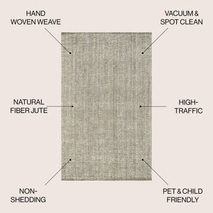 Pata Hand Woven Chunky Jute Area Rug - Tuesday Morning - Area Rugs