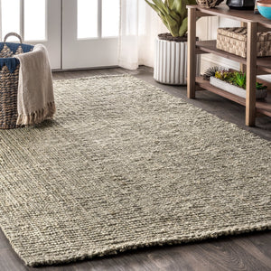 Pata Hand Woven Chunky Jute Area Rug - Tuesday Morning - Area Rugs