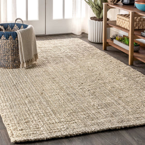 Pata Hand Woven Chunky Jute Area Rug - Tuesday Morning - Area Rugs