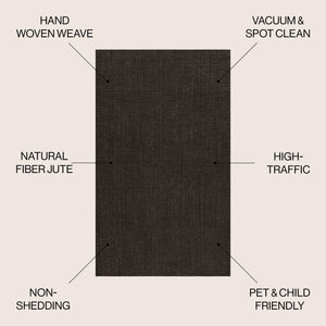 Pata Hand Woven Chunky Jute Area Rug - Tuesday Morning - Area Rugs