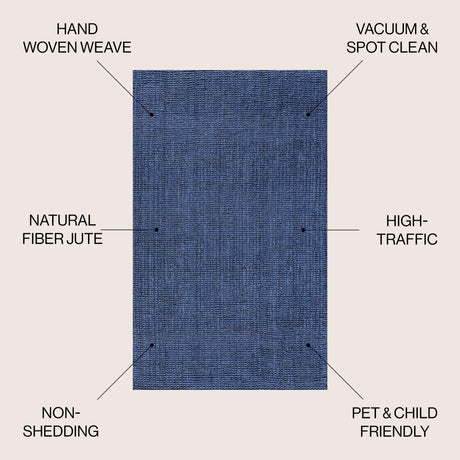 Pata Hand Woven Chunky Jute Area Rug - Tuesday Morning - Area Rugs