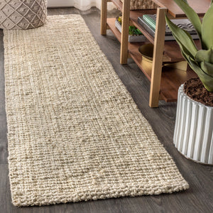Pata Hand Woven Chunky Jute Runner Rug - Tuesday Morning - Runner Rugs
