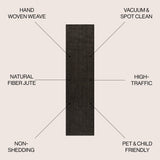 Pata Hand Woven Chunky Jute Runner Rug - Tuesday Morning - Runner Rugs