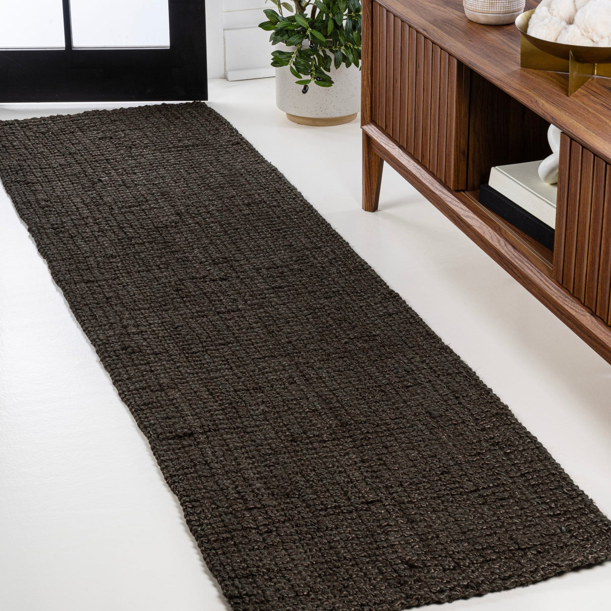 Pata Hand Woven Chunky Jute Runner Rug - Tuesday Morning - Runner Rugs