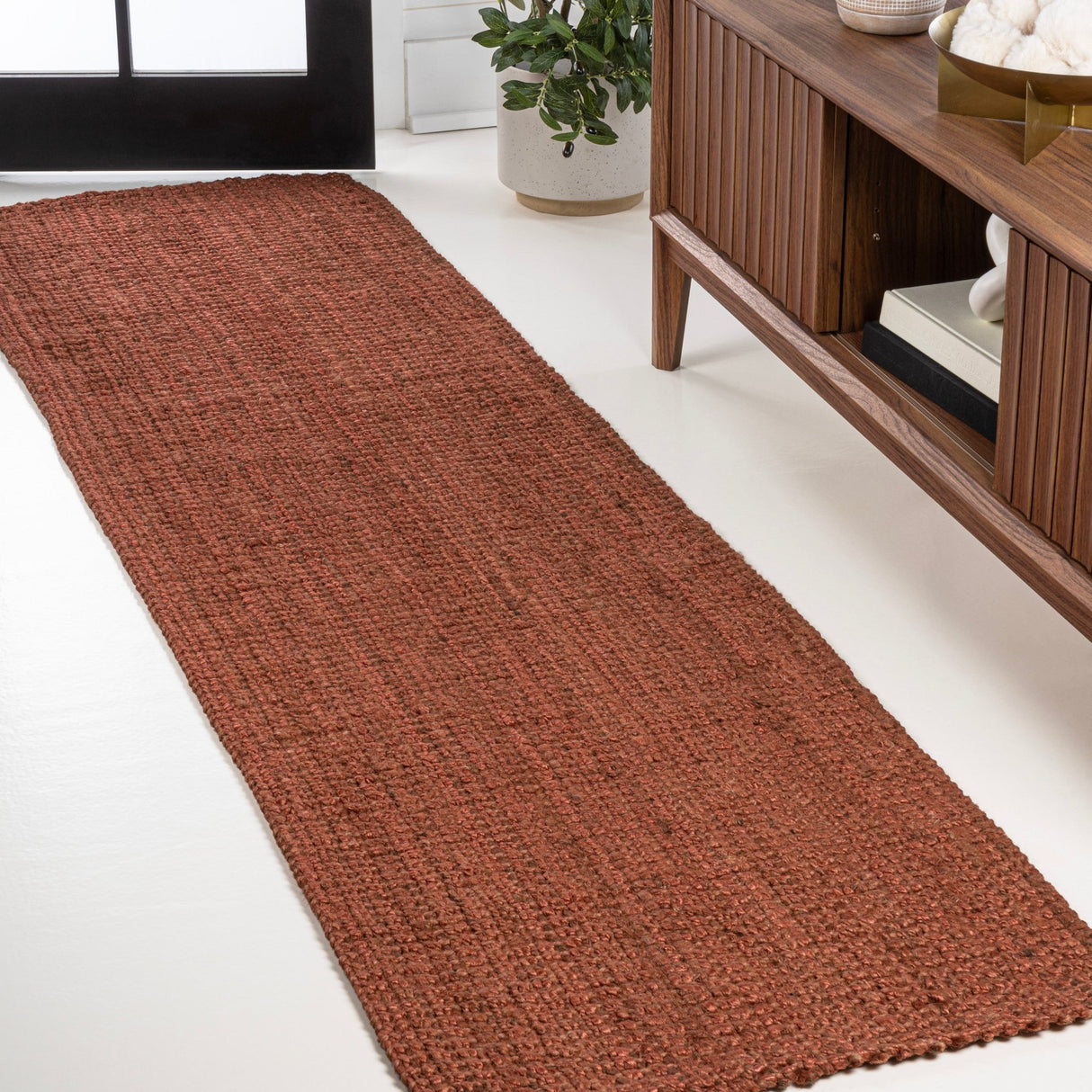 Pata Hand Woven Chunky Jute Runner Rug - Tuesday Morning - Runner Rugs