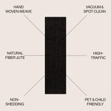 Pata Hand Woven Chunky Jute Runner Rug - Tuesday Morning - Runner Rugs