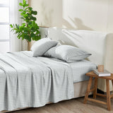 Patina Vie Maison Bed Sheets 100% Cotton Percale Floral Printed Cool & Crisp Sheet Set
