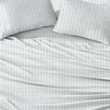 Patina Vie Maison Bed Sheets 100% Cotton Percale Floral Printed Cool & Crisp Sheet Set