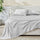 Patina Vie Maison Bed Sheets Full / White / Grey Floral 100% Cotton Percale Floral Printed Cool & Crisp Sheet Set