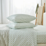 Patina Vie Maison Bed Sheets 100% Cotton Percale Floral Printed Cool & Crisp Sheet Set